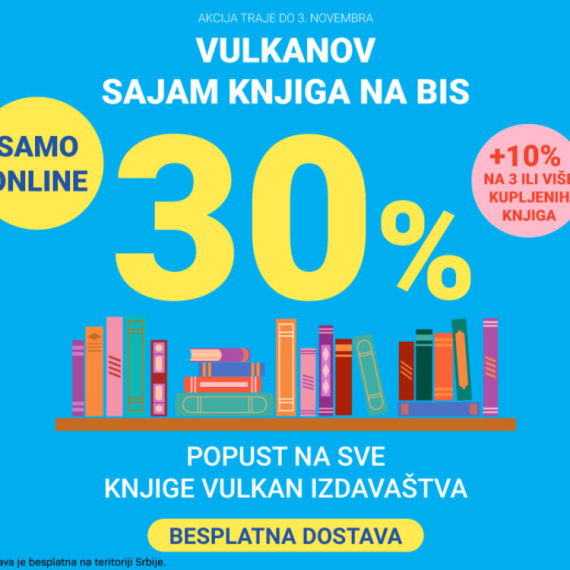 Vulkanov sajam knjiga na bis – samo onlajn; Na sajtu vulkani.rs do 3. novembra