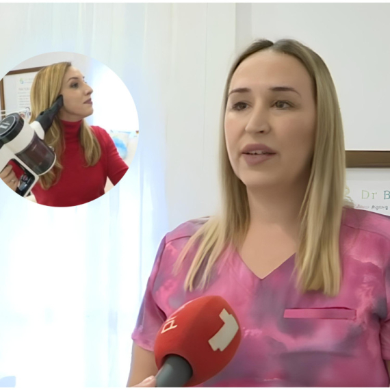 Reporterka "Prve" usisivačem probala da "ispegla" bore! Novi TikTok trend zaludeo žene, a evo šta stručnjak kaže, da li funkcioniše (VIDEO)