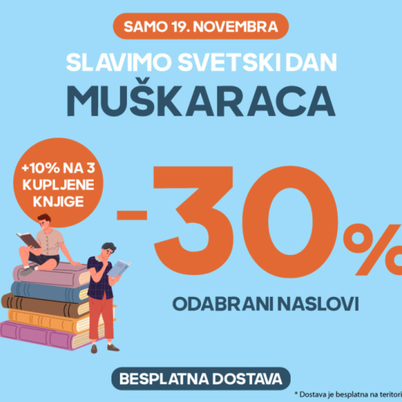 Vulkan izdavaštvo Svetski dan muškaraca proslavlja sjajnom akcijom – 30% + 10% popusta