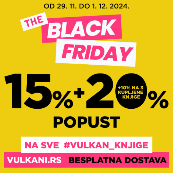 Black Friday popusti na vulkani.rs: 15% + 20% + 10% na sva izdanja