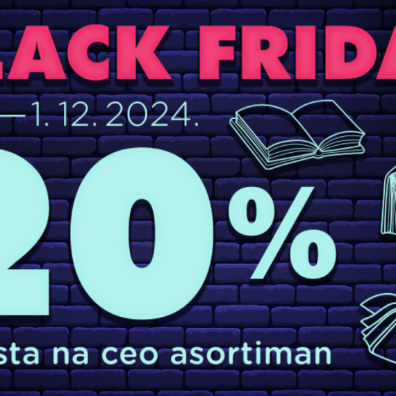 Black Friday od 29. novembra do 1. decembra 2024. u Delfi knjižarama i na sajtovima laguna.rs, delfi.rs i dicearena.rs