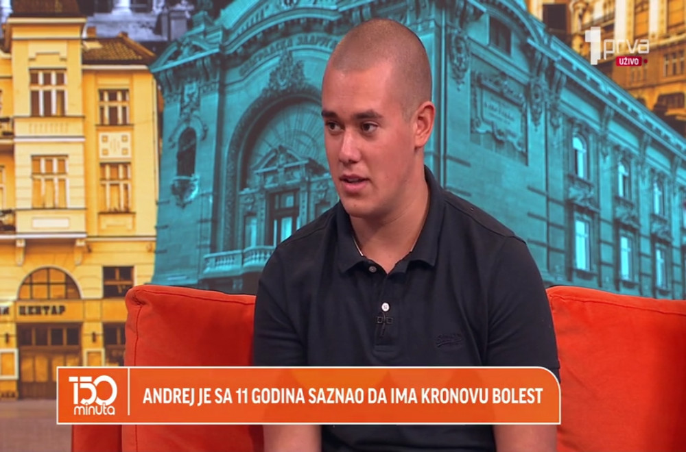 Andrej je sa 11 godina dobio Kronovu bolest,ali je ipak uspeo da vrati život „u normalu“!