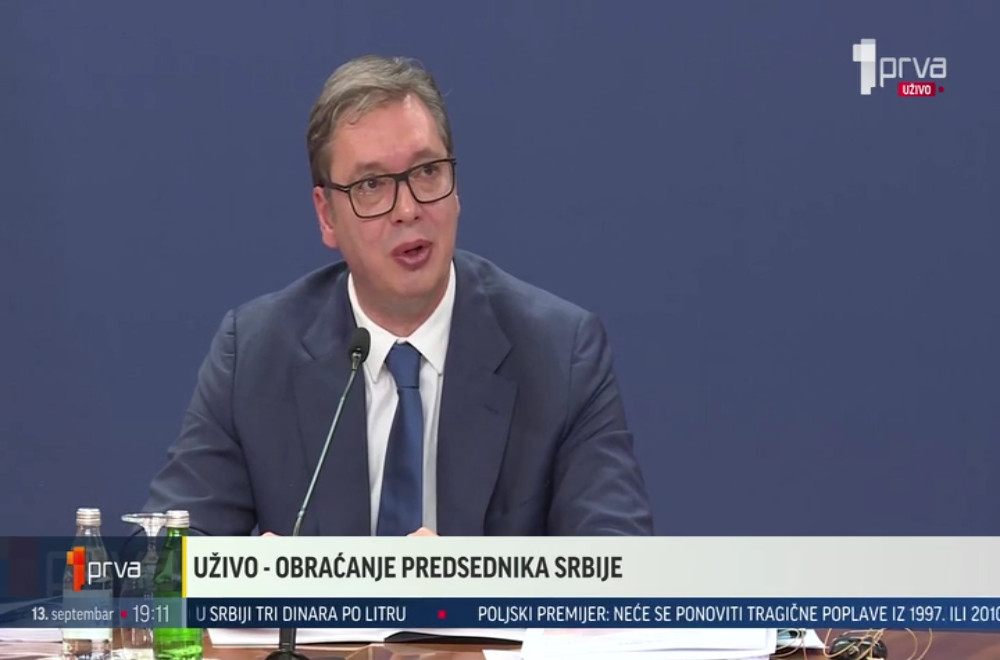 Vesti u 18h - Obraćanje Predsednika Srbije Aleksandra Vučića