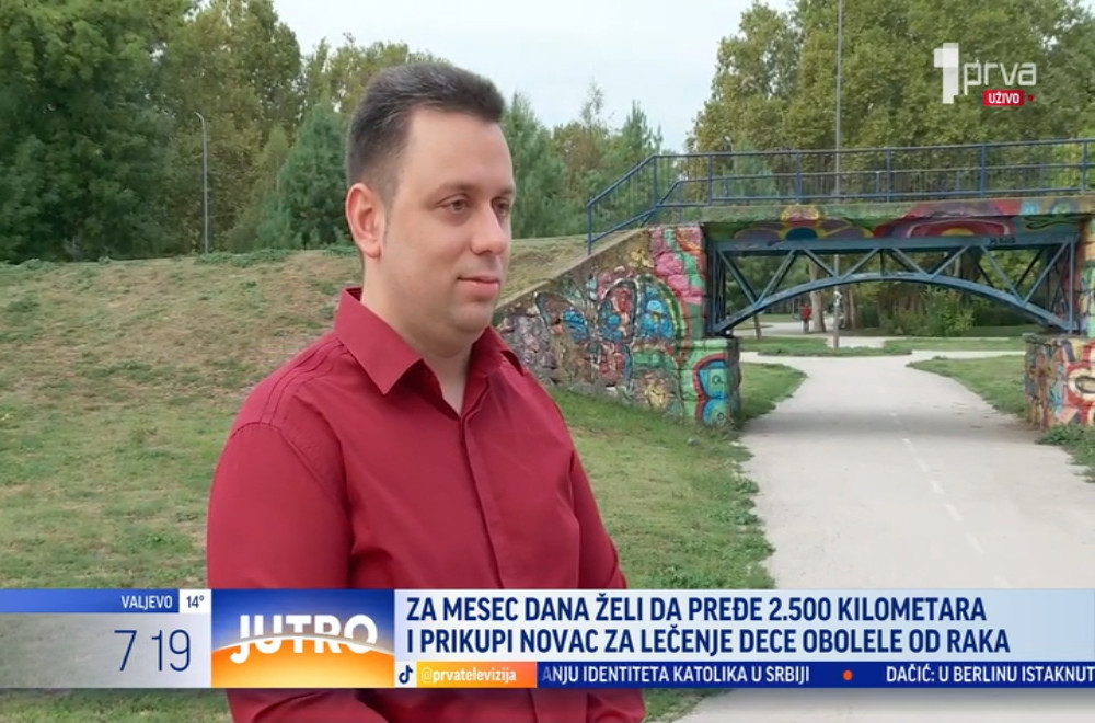 Profesor fizičkog planira da pređe 2500 kilometara i prikupi novac za decu obolelu od raka