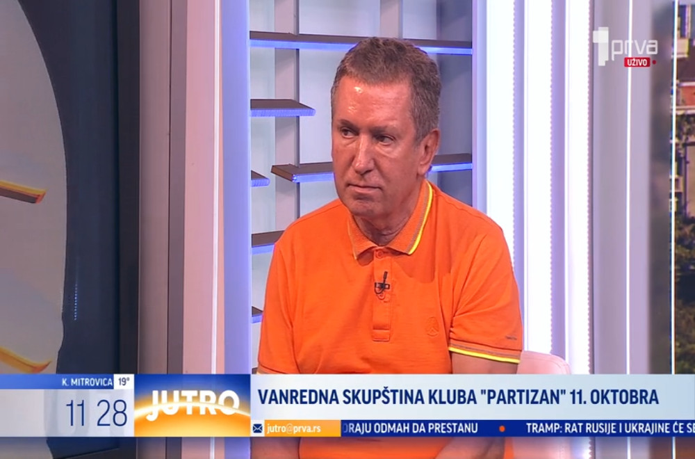 Gost “Jutra”: Dragan Đurić, bivši predsednik FK Partizan