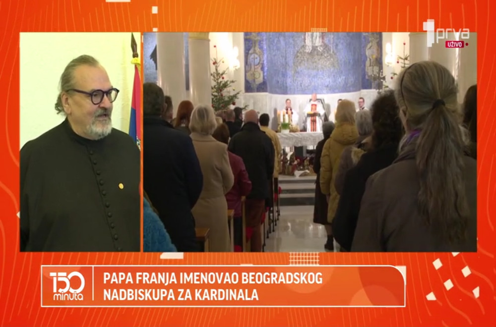 Papa Franja imenovao beogradskog nadbiskupa za kardinala