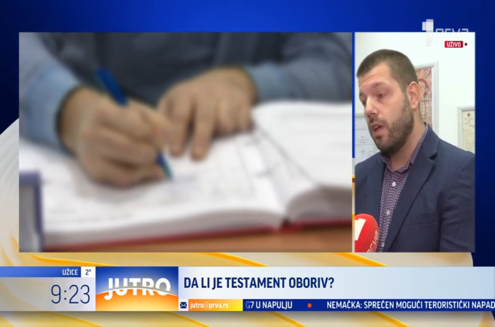 Da li je testament oboriv?