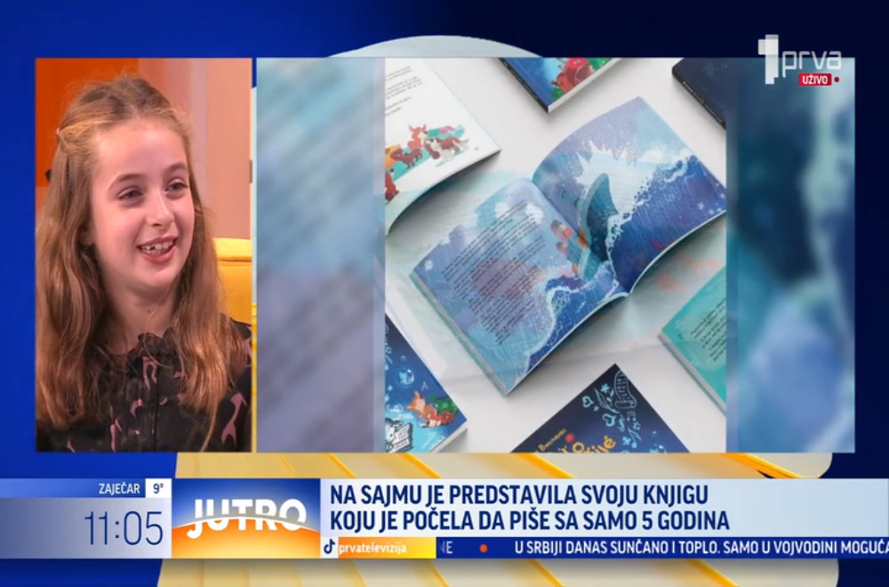 Iva ima sedam godina i njena knjiga se našla na ovogodišnjem Sajmu