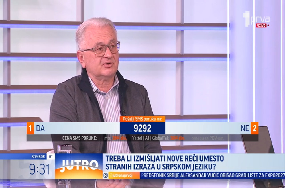 Aleksandar Jerkov komentarisao 26 novih reči u srpskom jeziku