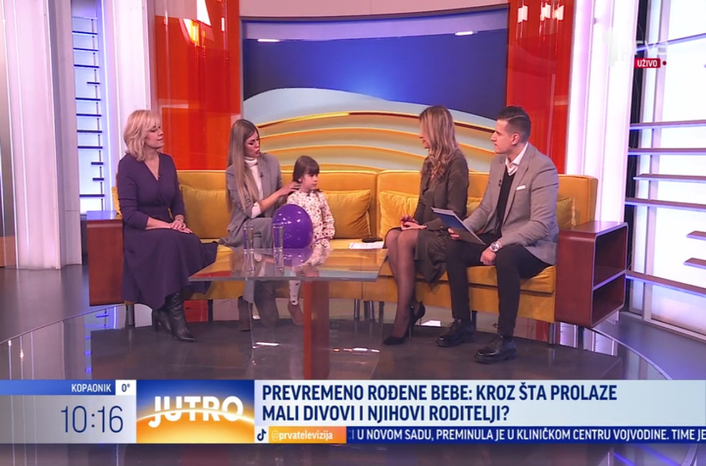 Mama Neda Perišić o svom iskustvu sa porođaja, kada je rodila ćerkicu dva meseca ranije