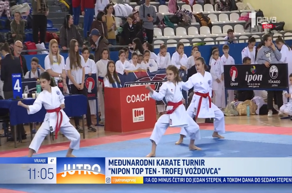 Više od 700 karatista učestvovaće na Međunarodnom karate turniru "Nipon top ten - trofej Voždovca"