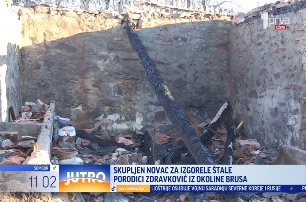 Zdravkovićima su zapaljene četiri štale, a Srbija se ujedinila i prikupila novac za pomoć