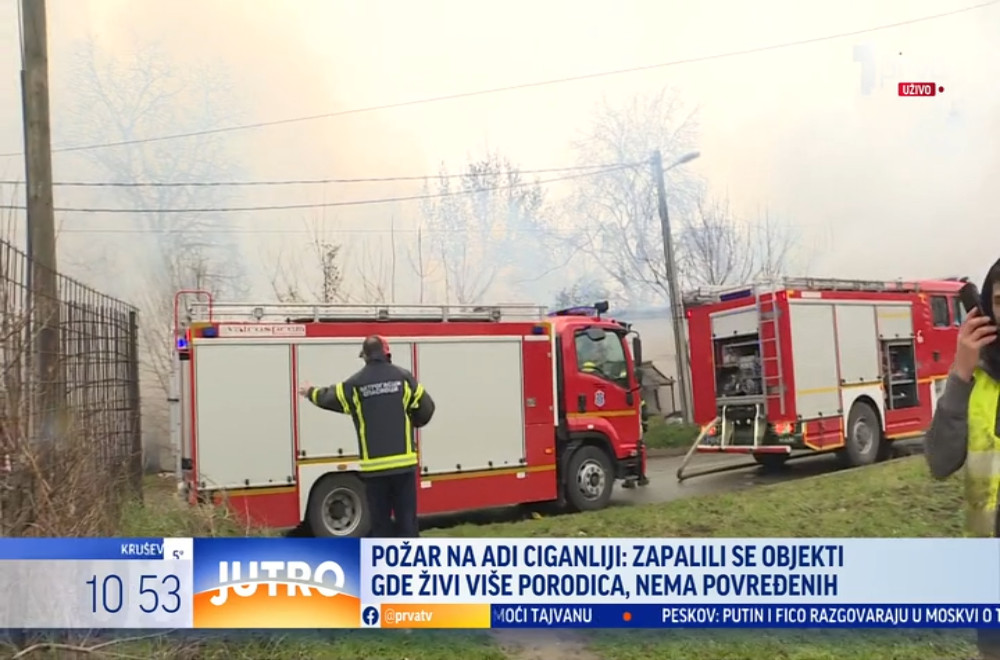 Razgovor sa stanarima u čijim kućama je izbio požar na Adi Ciganliji