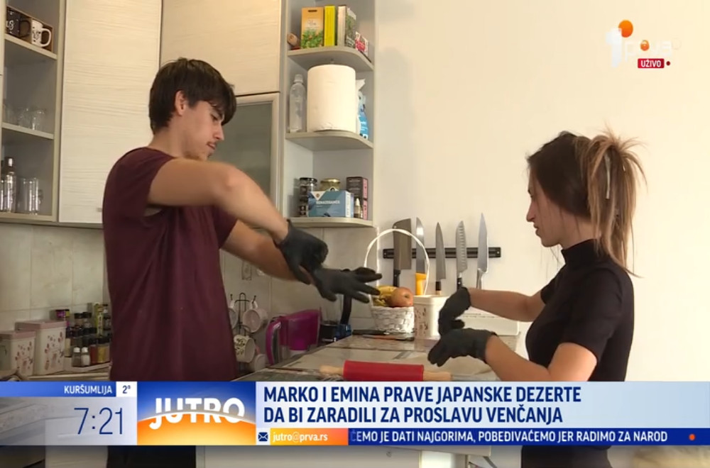 Marko i Emina prave japanski dezert kako bi zaradili novac za svoju svadbu!