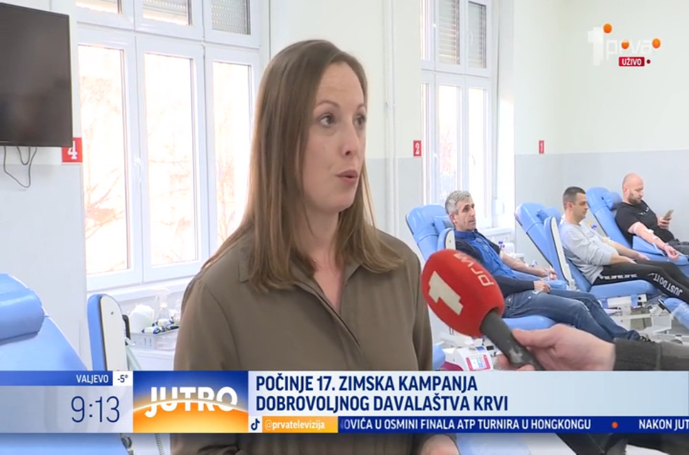 Počinje tradicionalna zimska kampanja dobrovoljnog davanja krvi